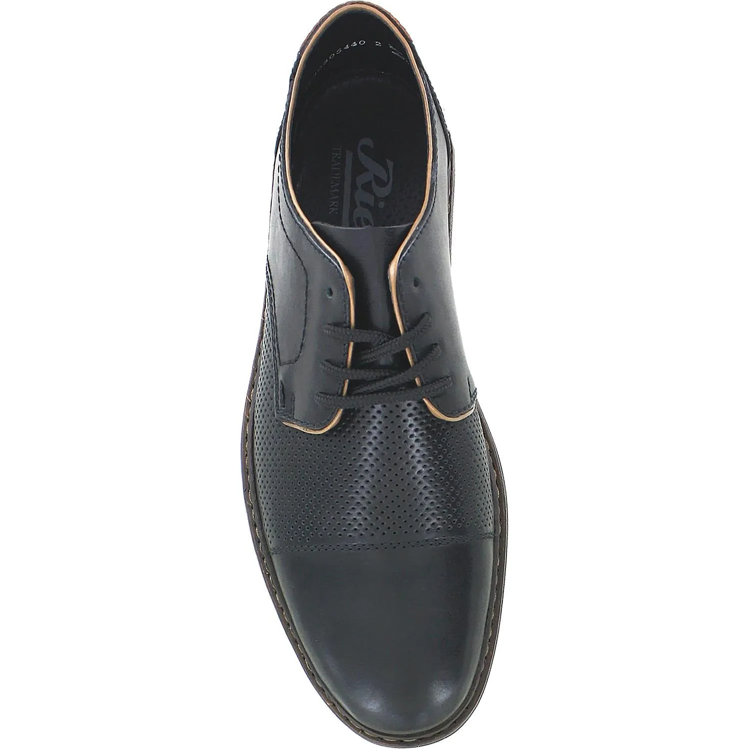 Men's Rieker 13428-00 Black Leather