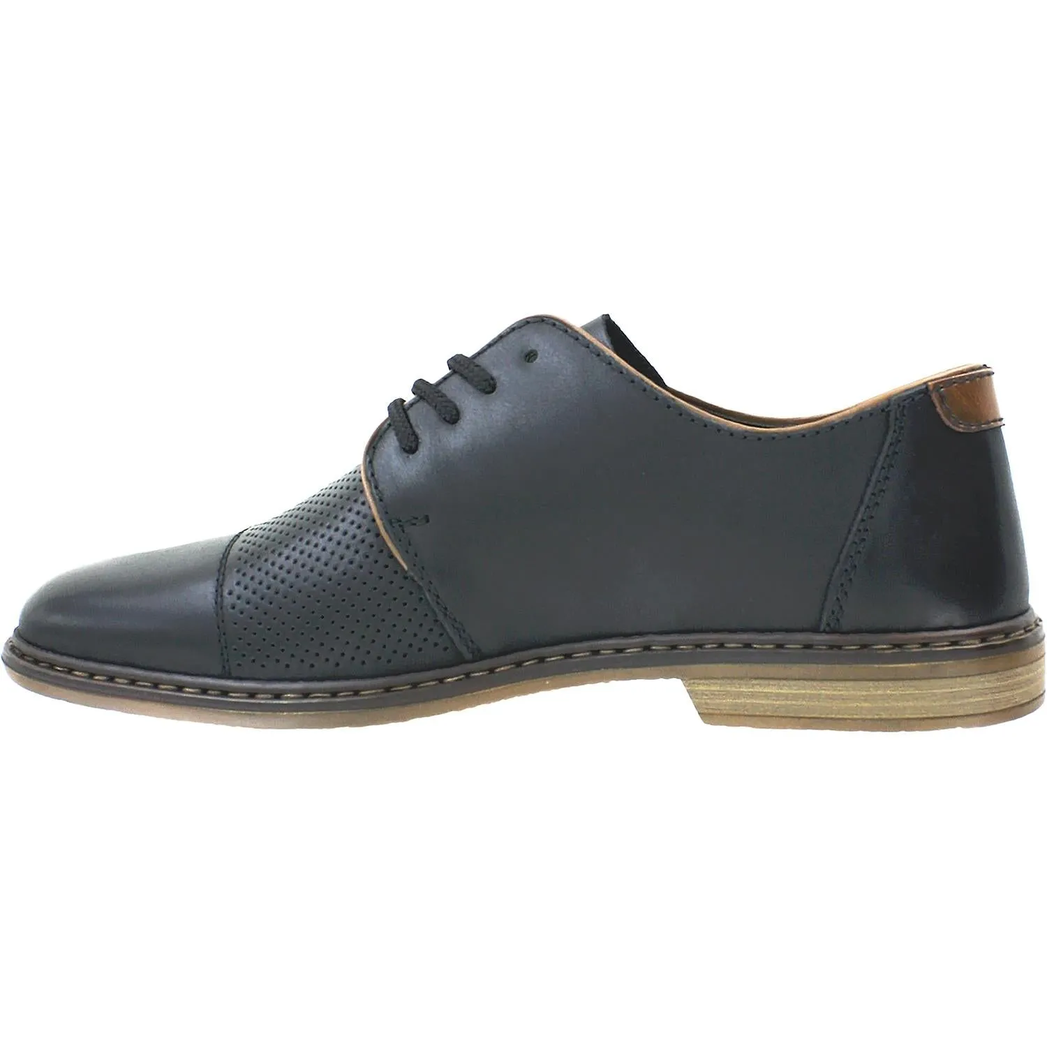 Men's Rieker 13428-00 Black Leather