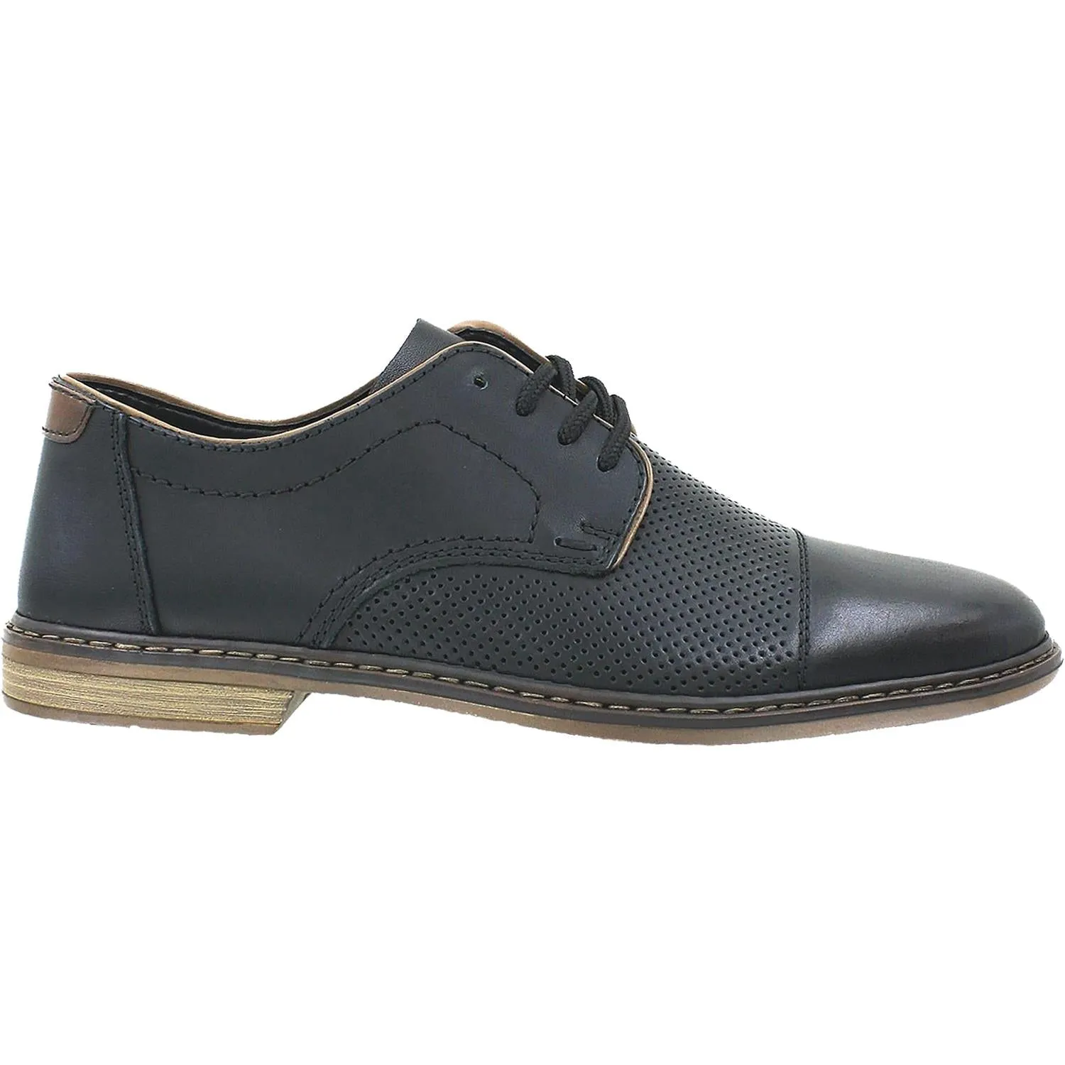 Men's Rieker 13428-00 Black Leather