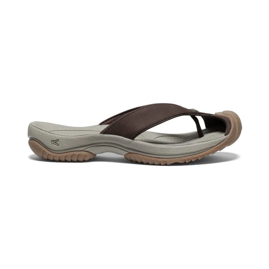 Men's Waimea Leather Flip-Flop  |  Java/Plaza Taupe