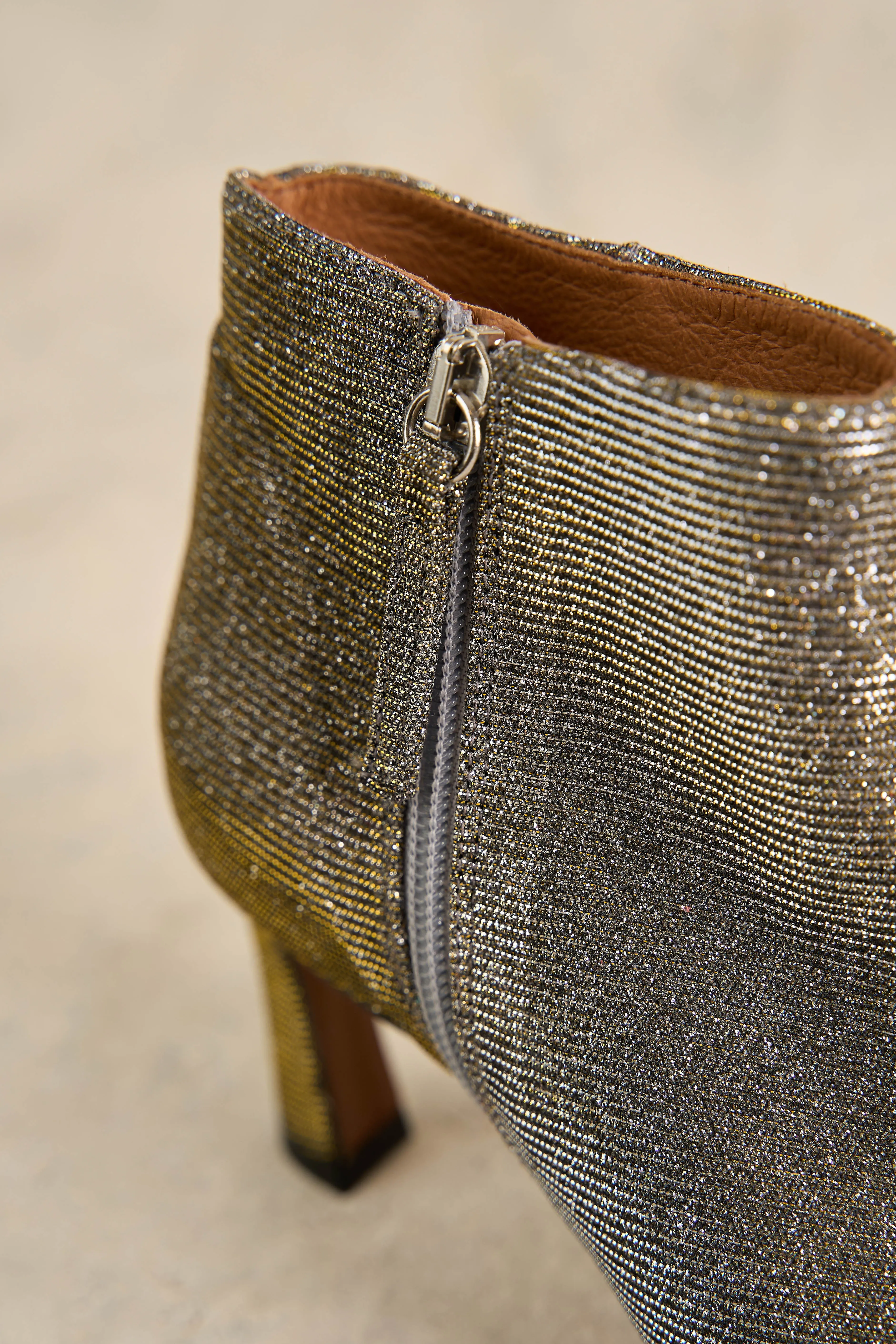 Metallic Ankle Boot