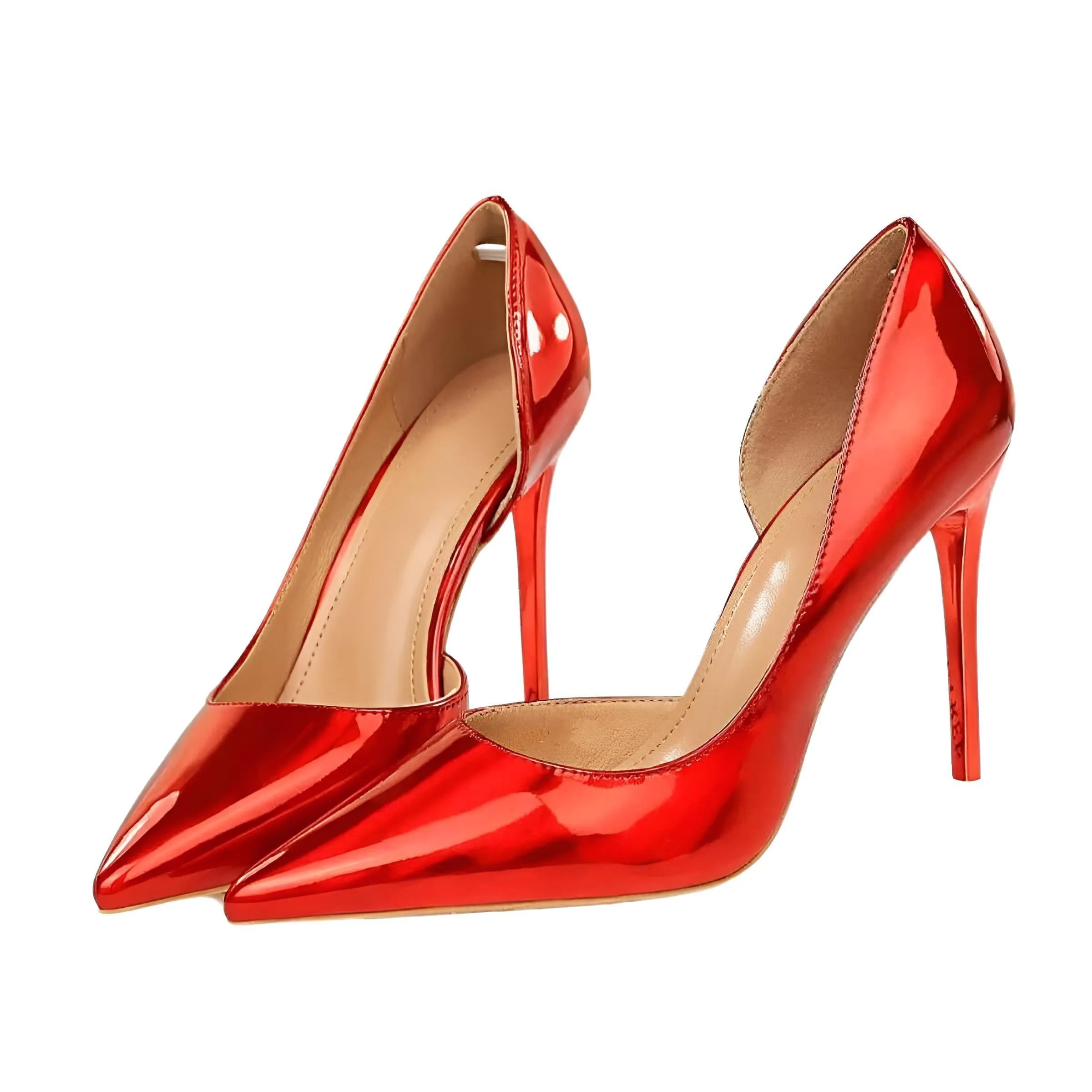 Metallic High Heel Pumps For Women