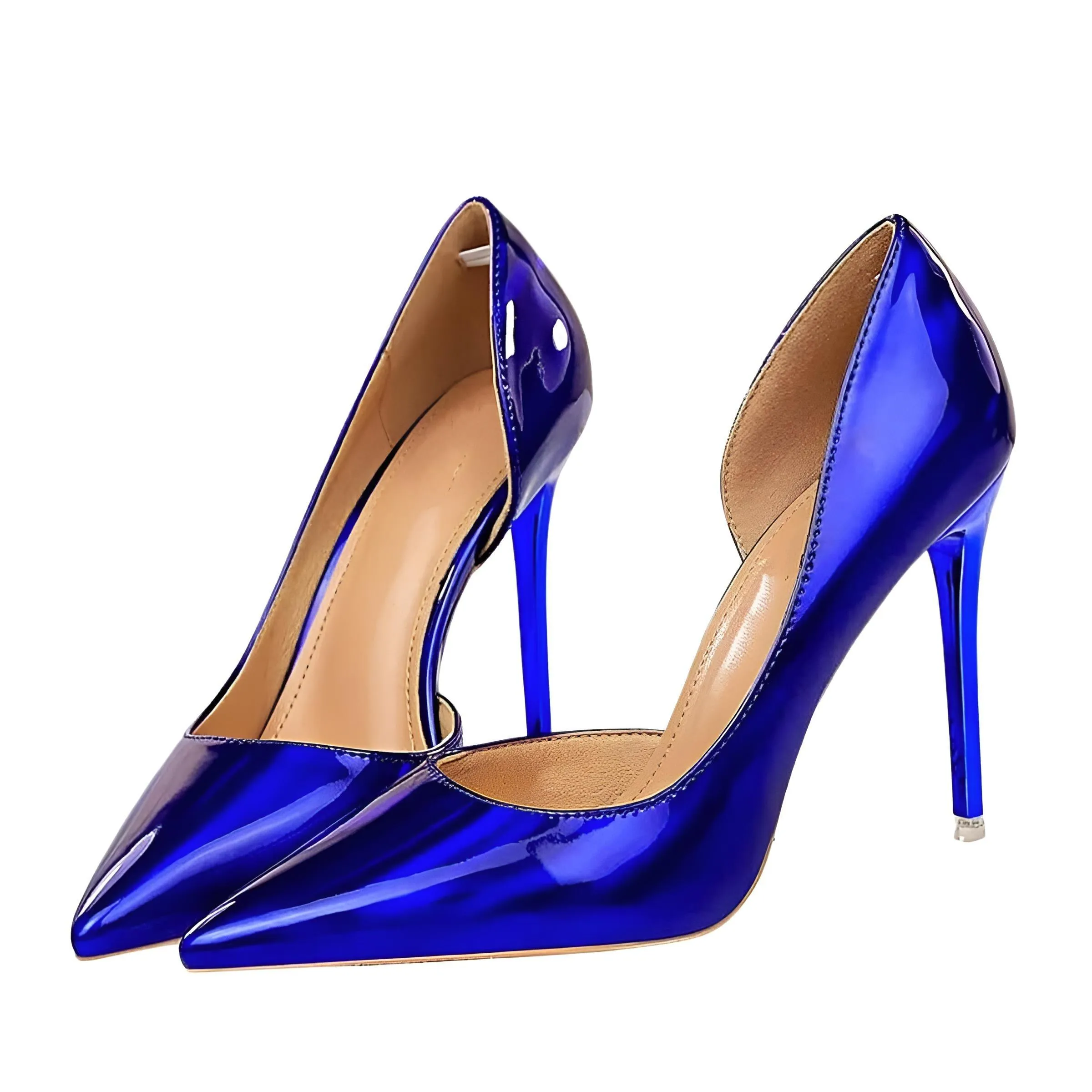 Metallic High Heel Pumps For Women