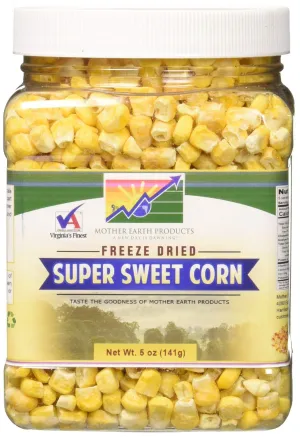 Mother Earth Products - Super Sweet Freeze-Dried Corn - Quart Jar