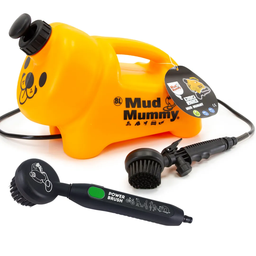 Mud Mummy® 8Litre Original   Power Brush Bundle