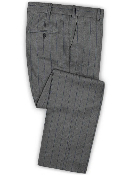 Napolean Rodrio Gray Wool Suit