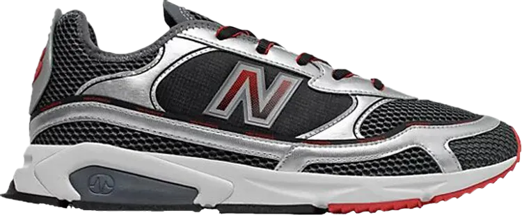 New Balance X-Racer 'Black Silver Metallic' Sneakers, black