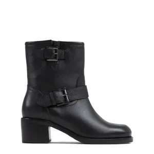 New Camperos Black Biker Booties