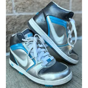 Nike Air Prestige 2 High in Silver University Blue - Size 8.5