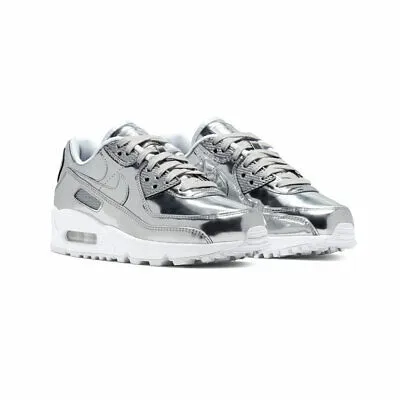 Nike Women's Air Max 90 Metallic Silver