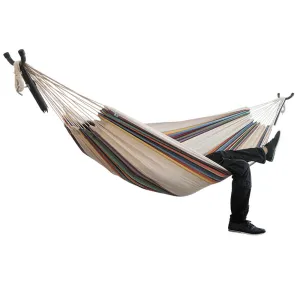 Outdoor Garden 2 Person Cotton Hammock,Ultralight Camping Hammock