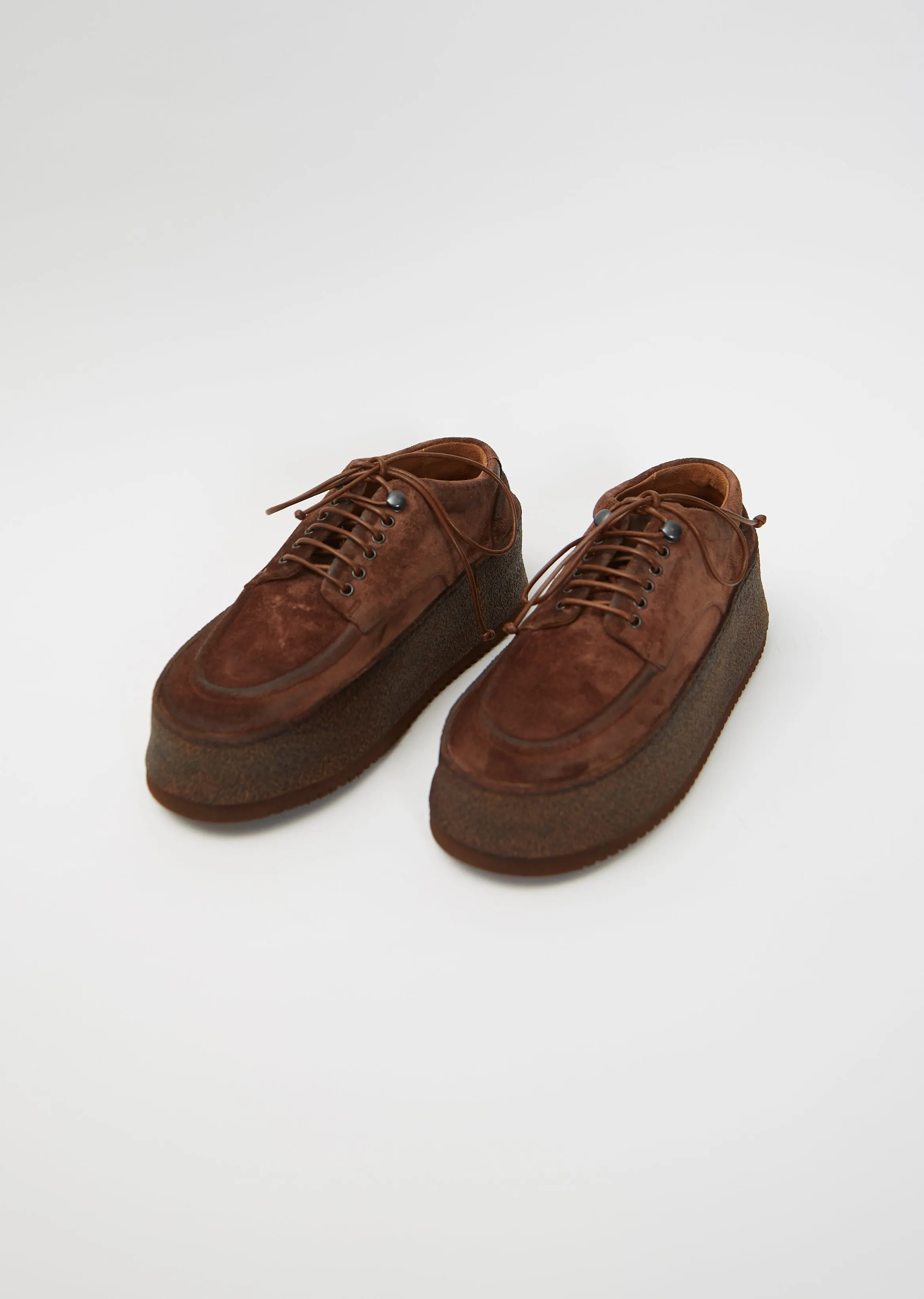 Parapana Suede Derby — Corteccia (Bark)