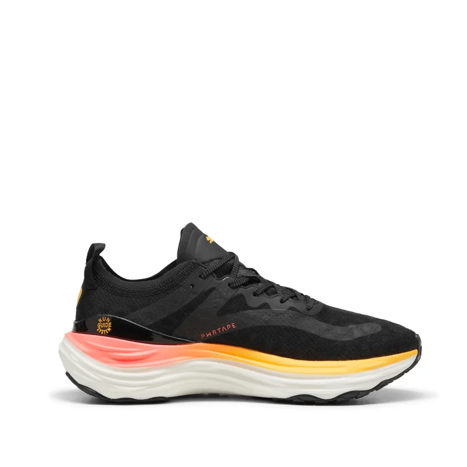 Puma Men's ForeverRun NITRO - Black-Sun Stream-Sunset Glow AW24