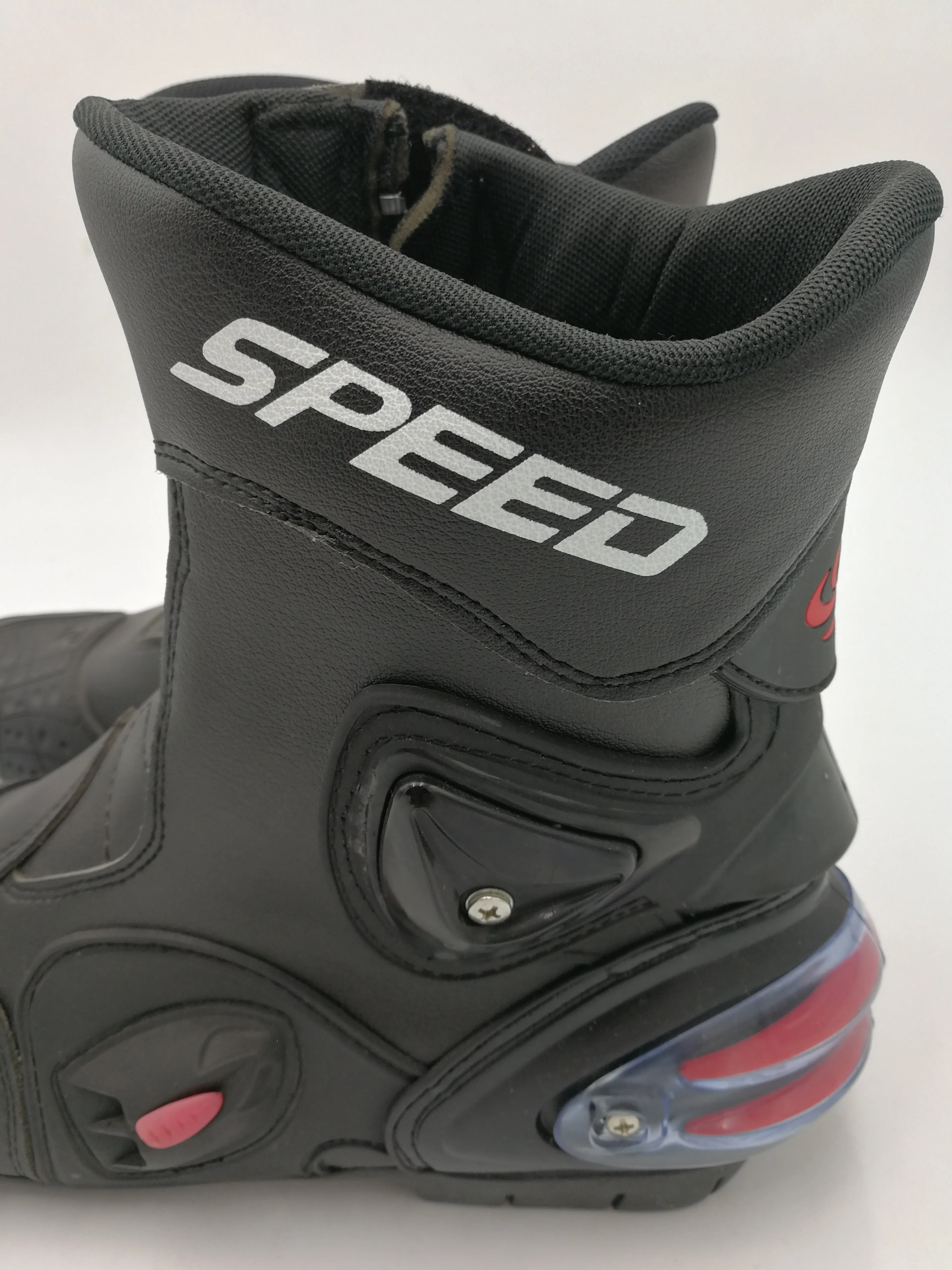 R66 Black Pro Biker motorcycle Racing Boots