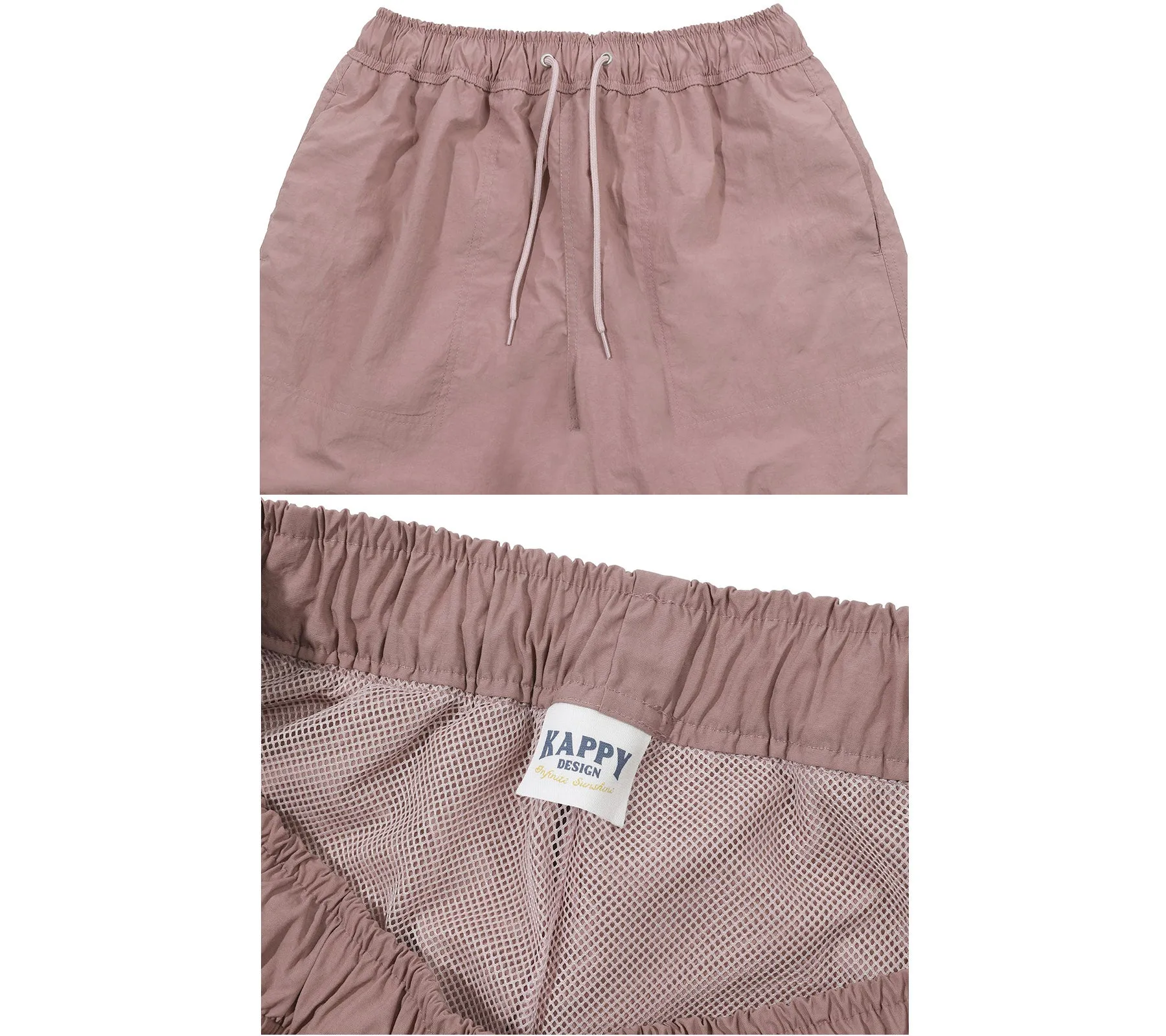 Recycled Sunrise Shorts | Red Bean