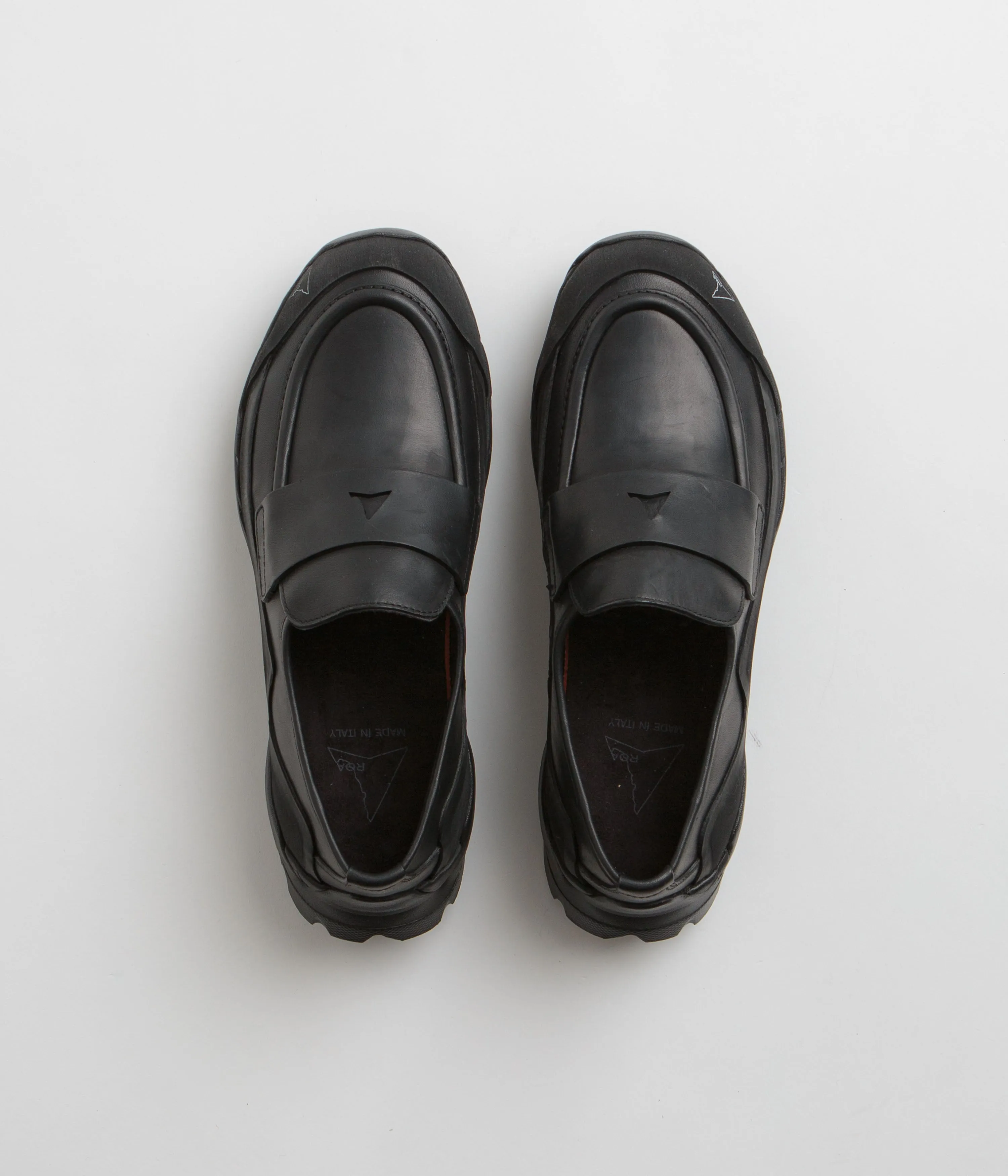 ROA Loafer Shoes - Black