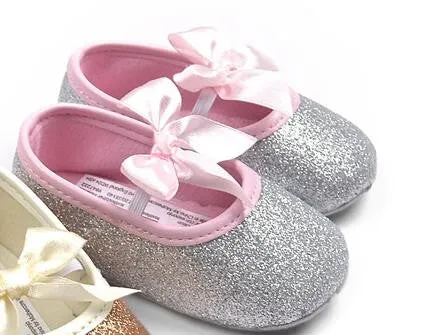 Romirus Bling New metallic Newborn Baby Boys Girls shoes Toddler Infant Shoes Tassel Baby Moccasins Christmas Gift Shoes 0-18M