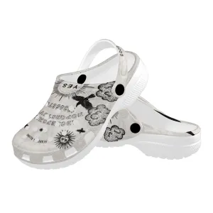 Scared & Alone Spirit Board Unisex Sport Mode Clogs "Birch & Raven"