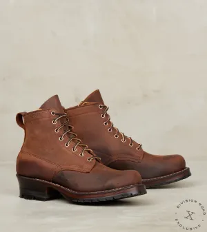 Semi-Dress 350 - C461 - Split Commando - CF Stead Urban Brown Re-Tan Waxed Kudu