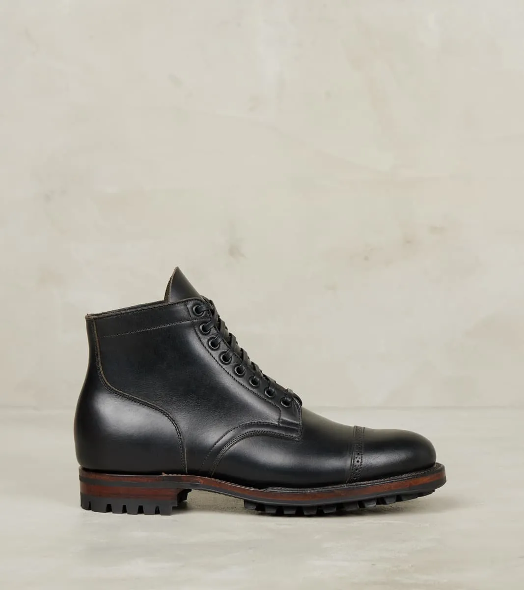 Service Boot - 2030 - Commando - Horween Black Wooly CXL