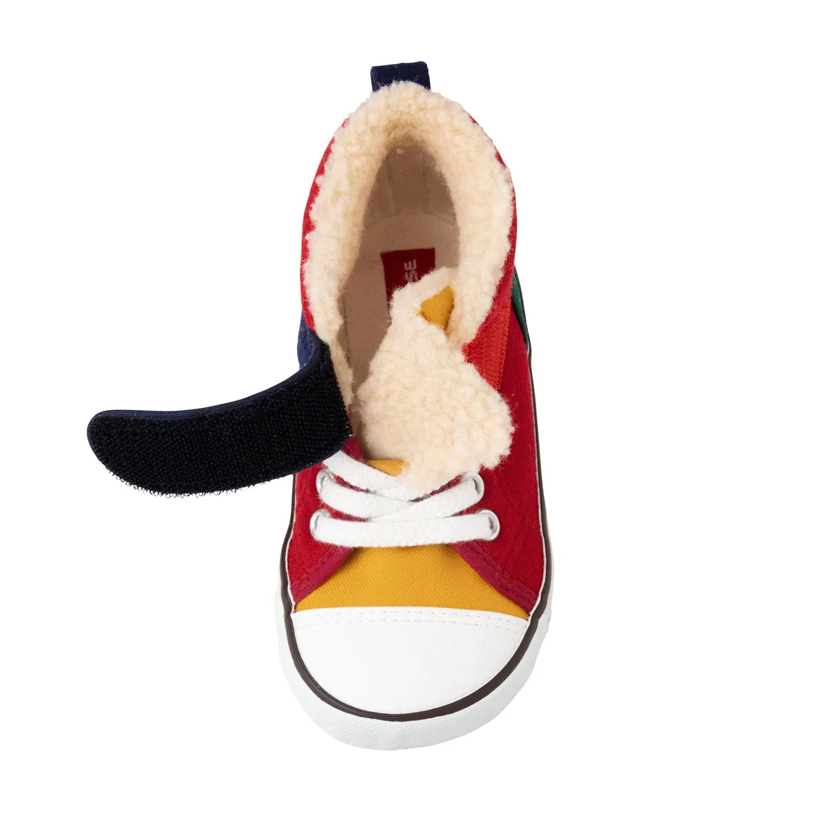 Sherpa-Lined High Top Sneaker for Kids