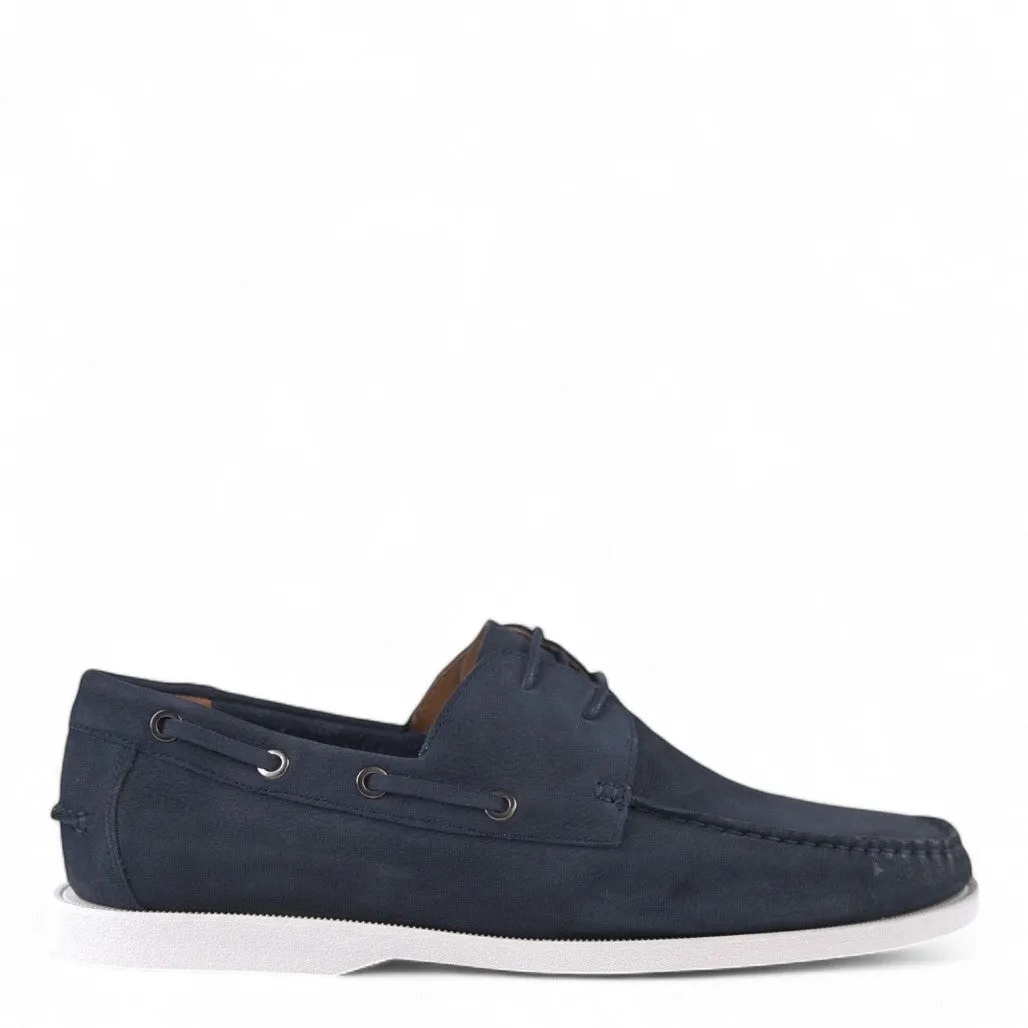 Sigma Navy Boat Shoes