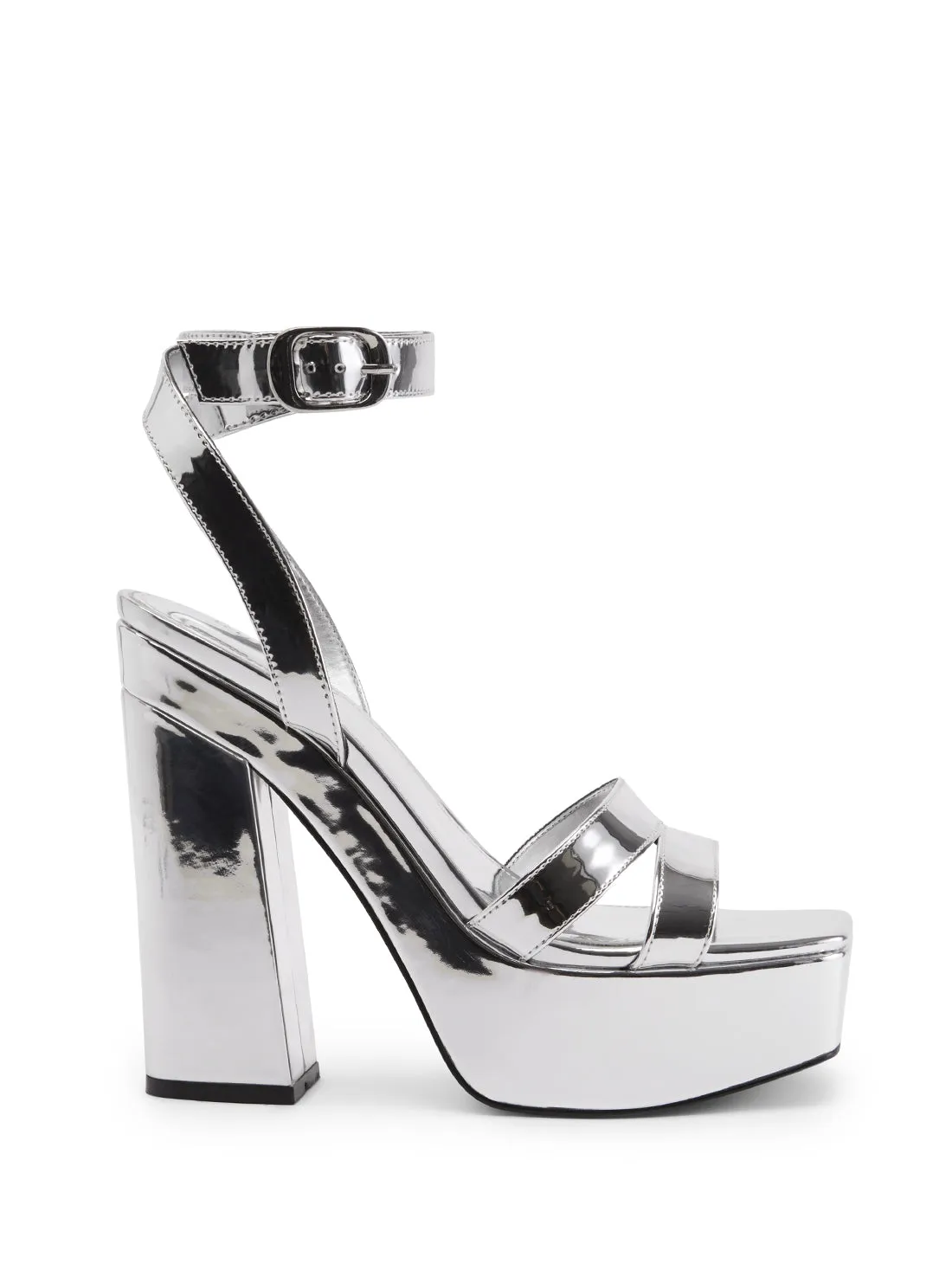 Silver Kameda Metallic High Heels