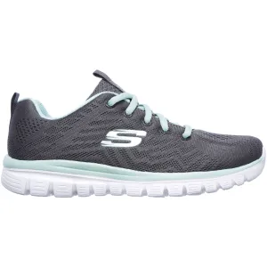 Skechers Graceful WIDE FIT Womens Training Shoes - Grey