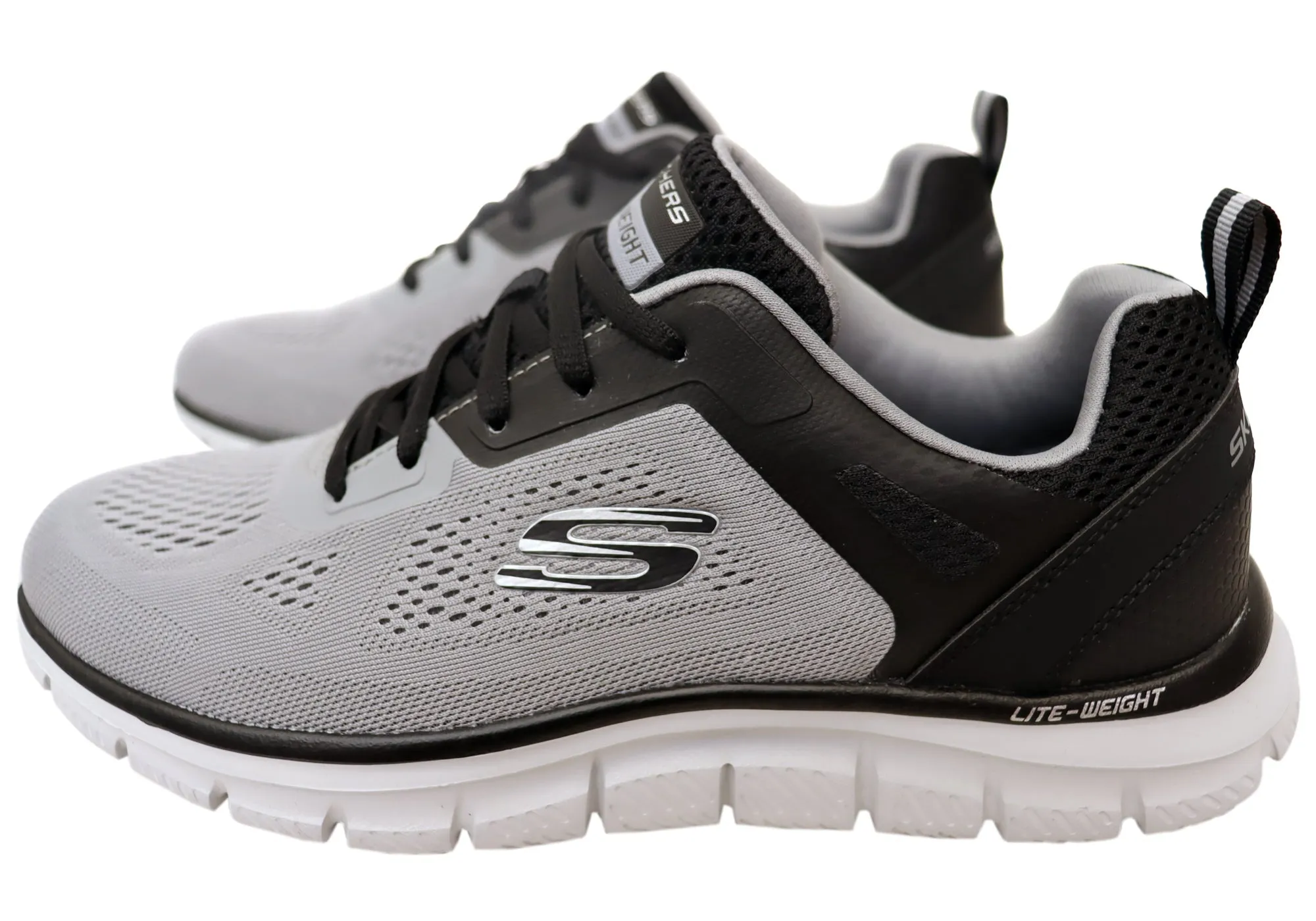 Skechers Mens Track Broader Comfortable Memory Foam Shoes