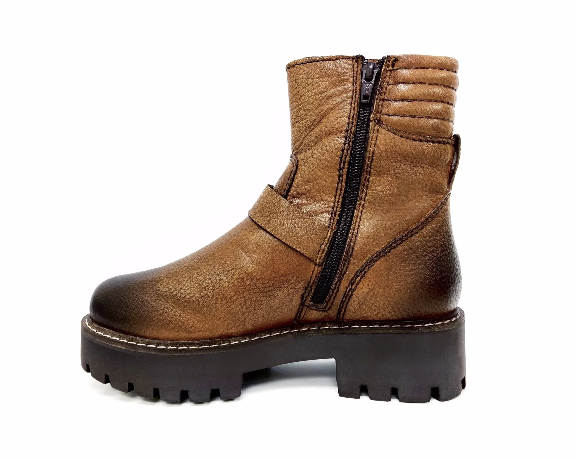 Skylar Tan Biker Boot