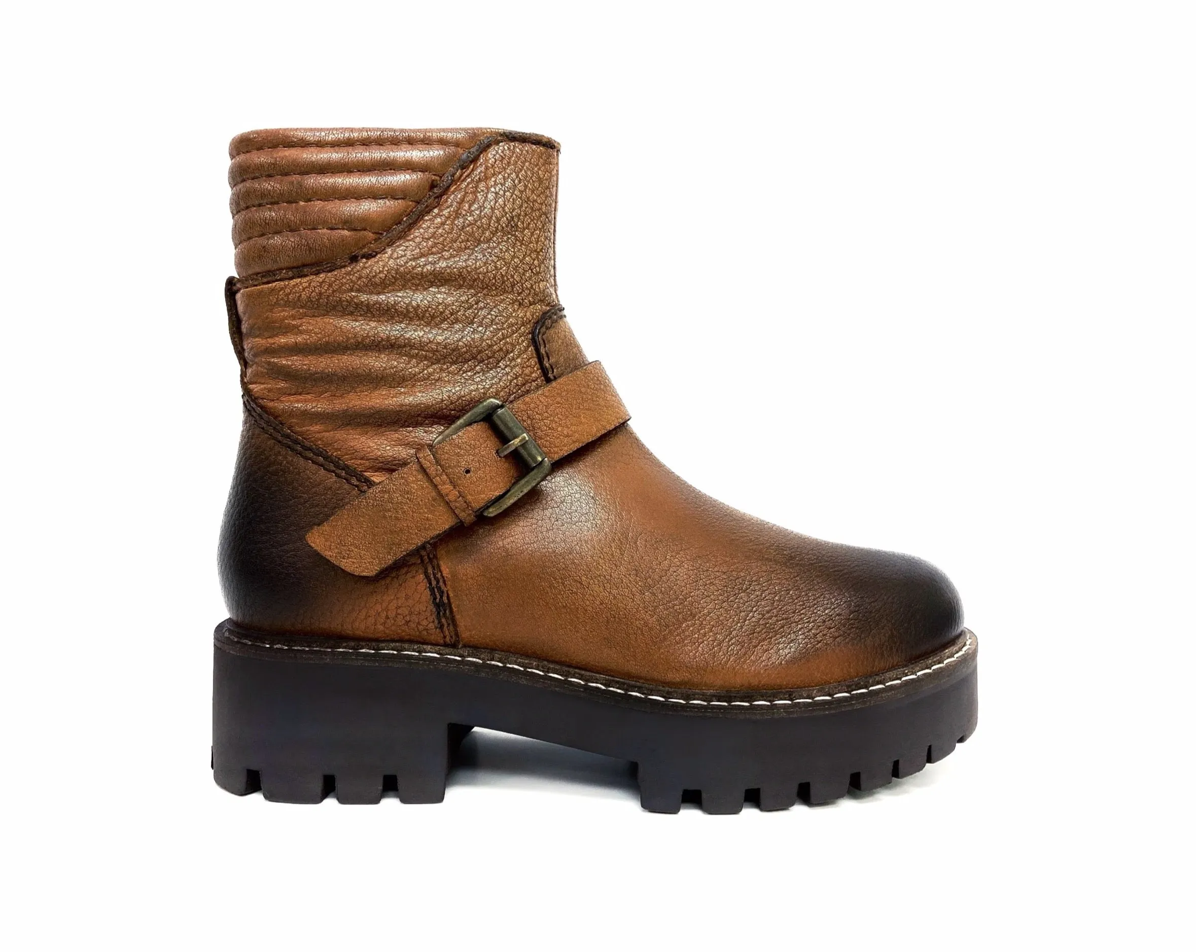 Skylar Tan Biker Boot