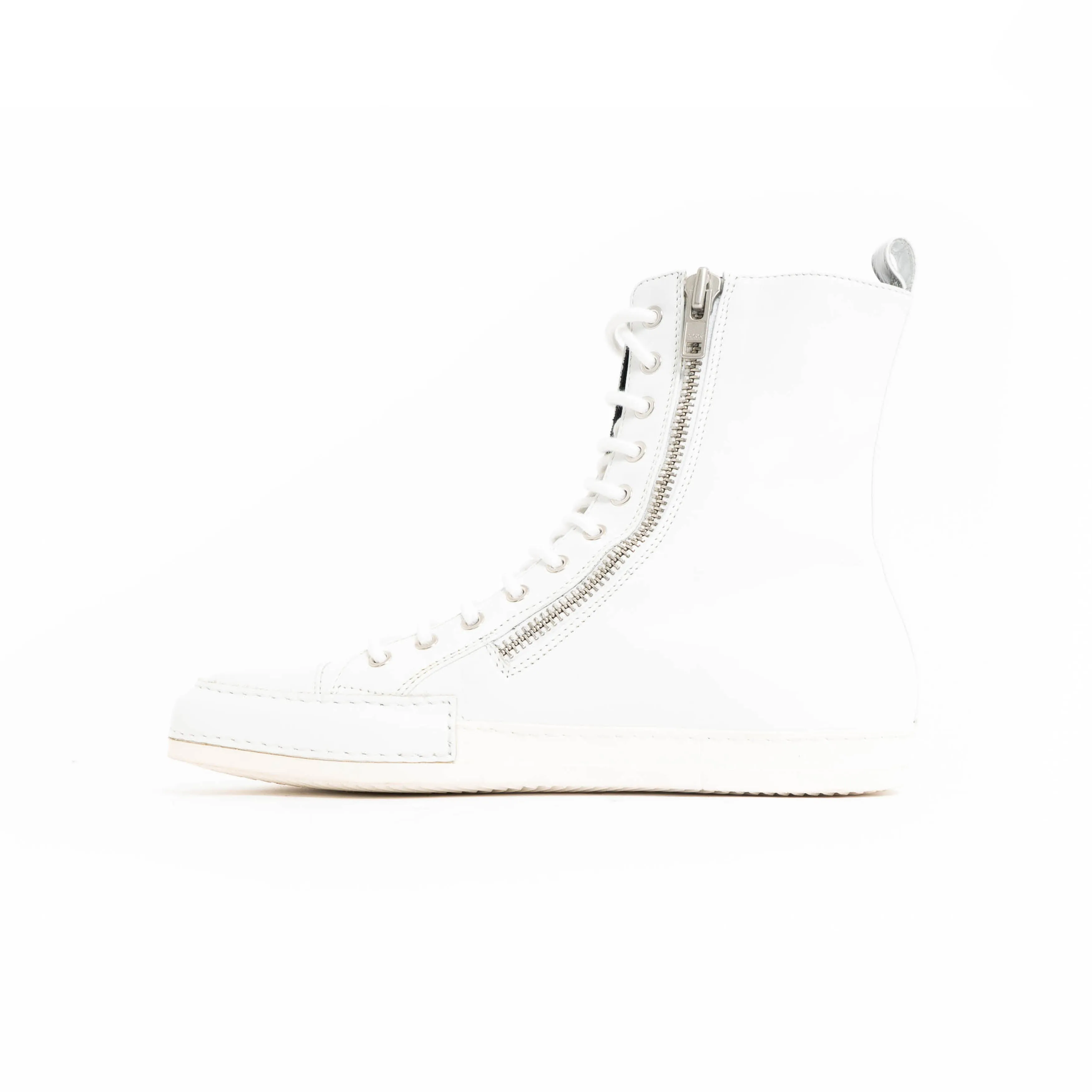 SS17 White High Top Sneaker