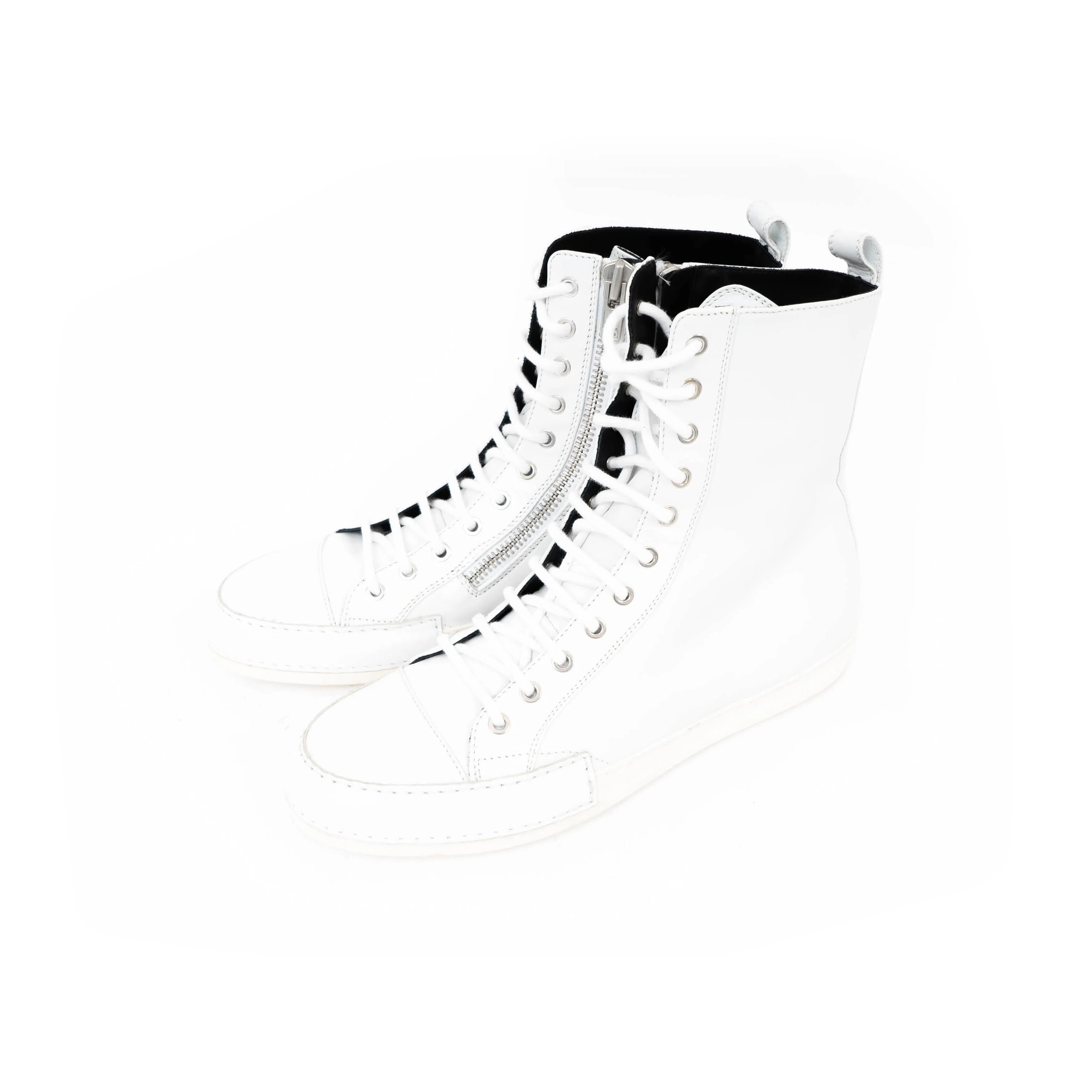 SS17 White High Top Sneaker