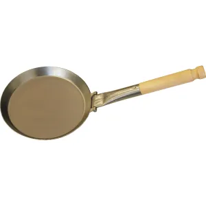 Stabilotherm Camping Frying Pan Folding Handle Steel/Wood | Buy Stabilotherm Camping Frying Pan Folding Handle Steel/Wood here | Outnorth