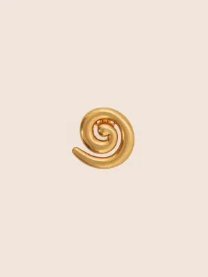 Swirl Clip Gold