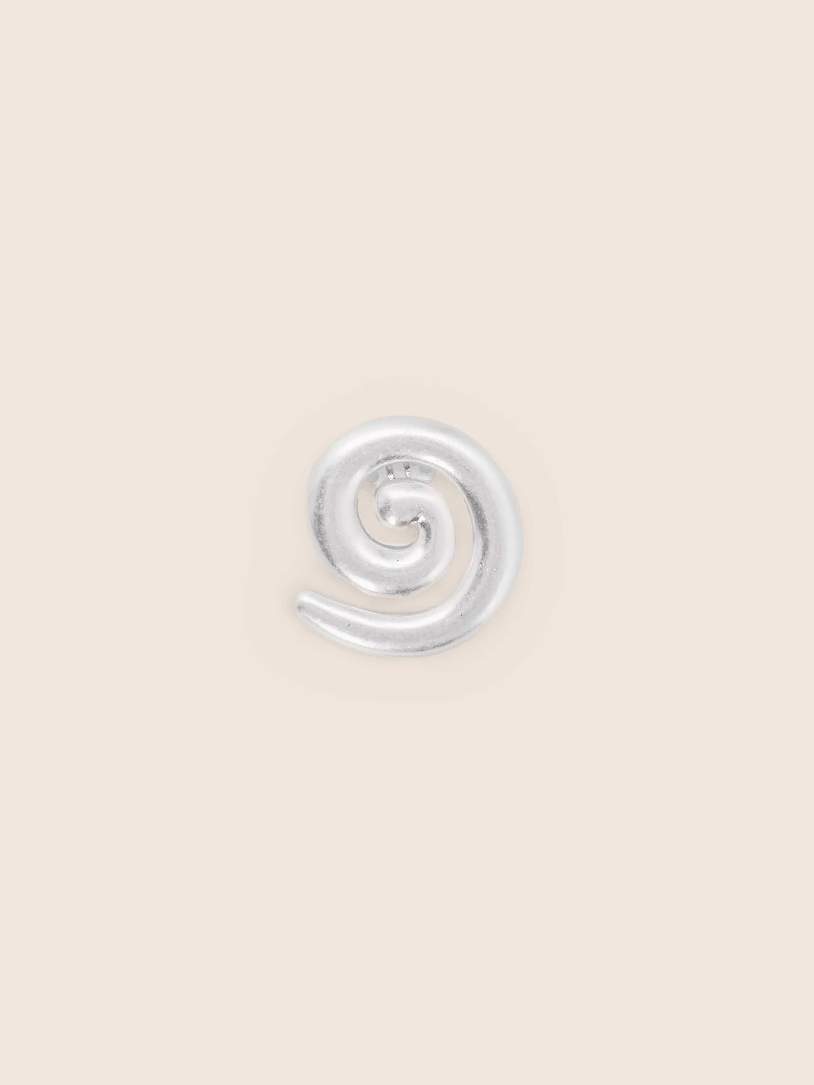 Swirl Clip Silver