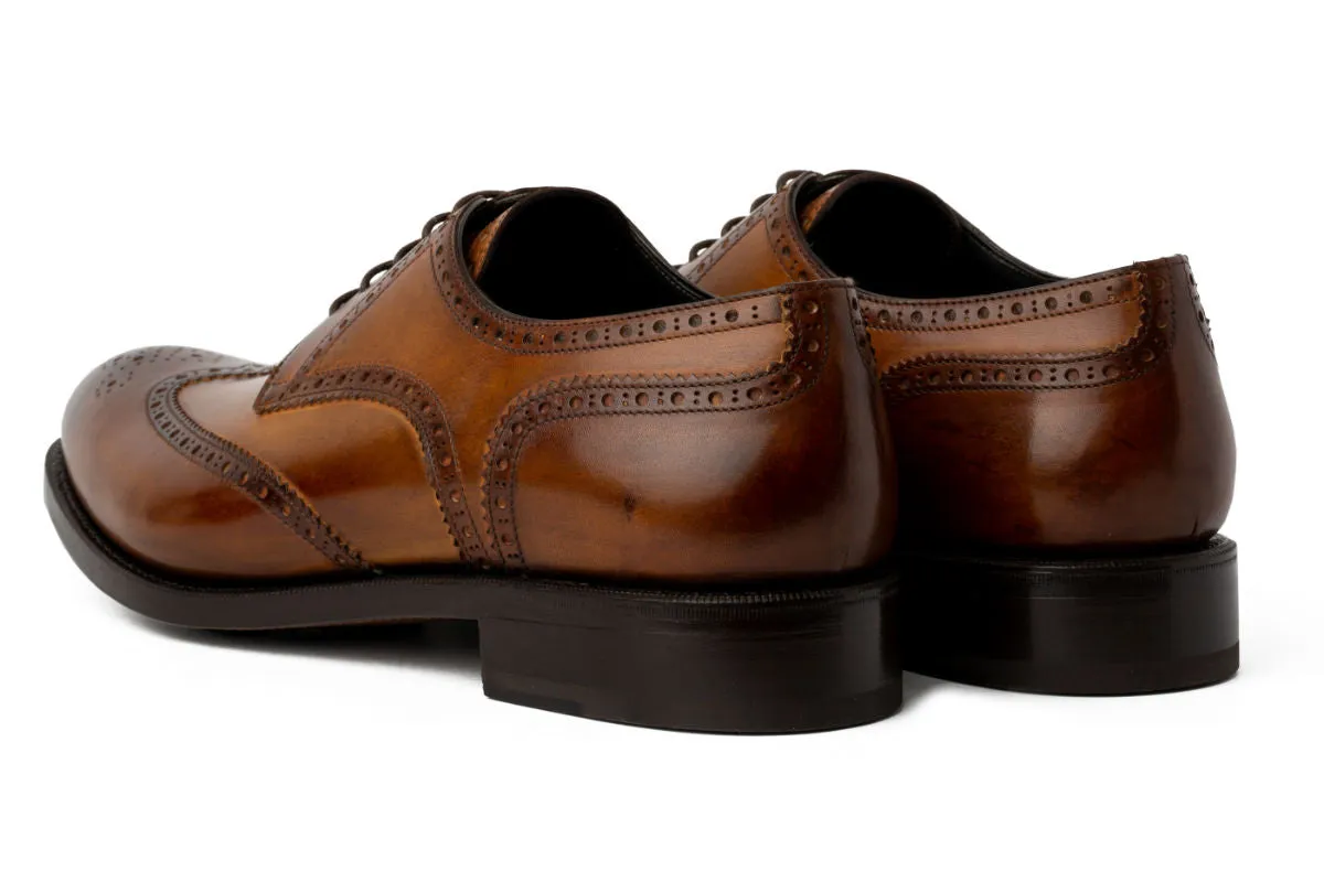 The Churchill Wingtip Derby - Tobacco