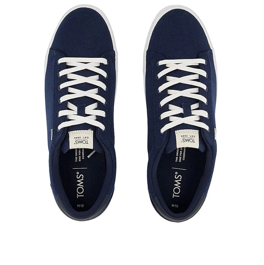 TOMS Mens Carlson Canvas Trainer - Navy