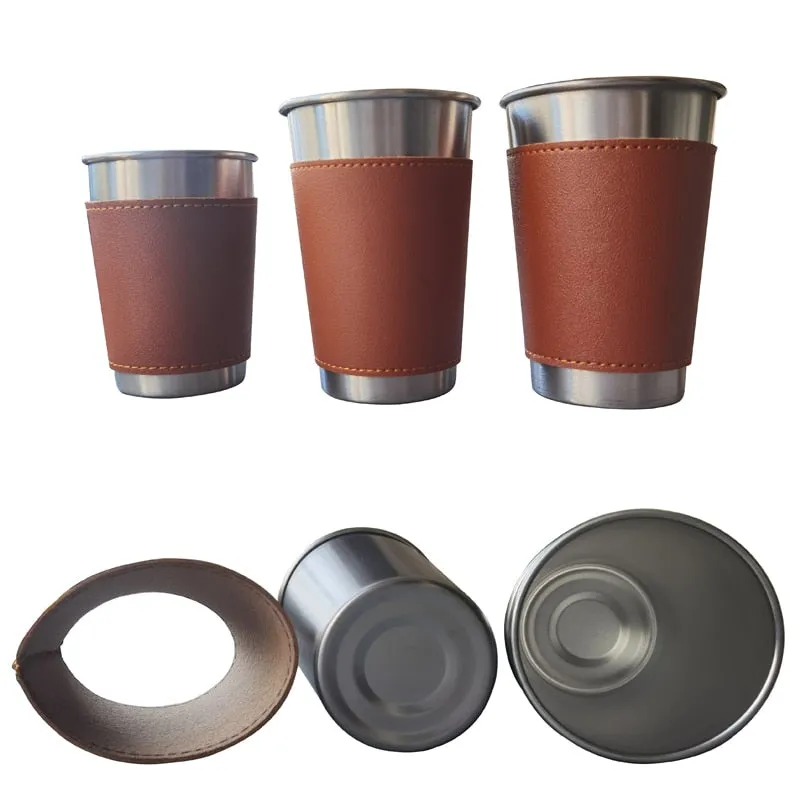 Travel Cups Set Stainless Steel