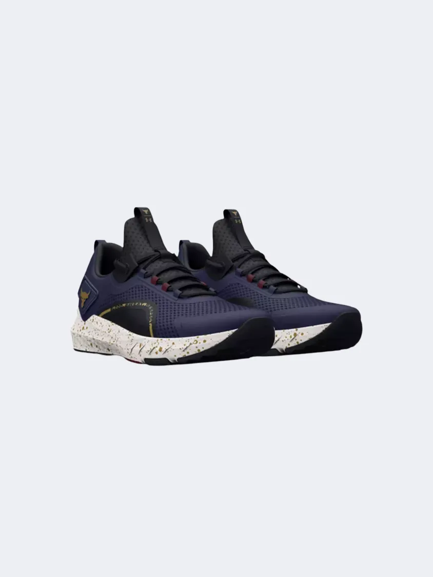 Under Armour Project Rock Bsr 3 Men Training Shoes Navy/Black/Gold