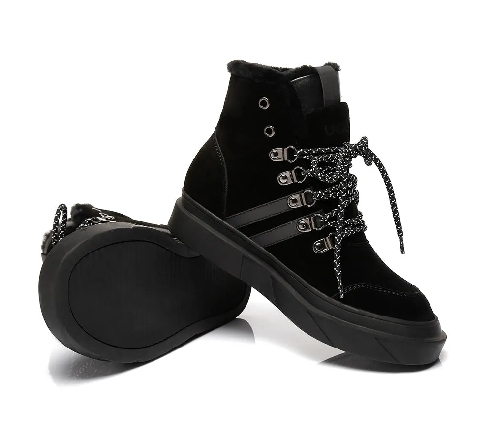 Urban UGG® UGG Boots Women Sheepskin Wool Lace Up Vicki