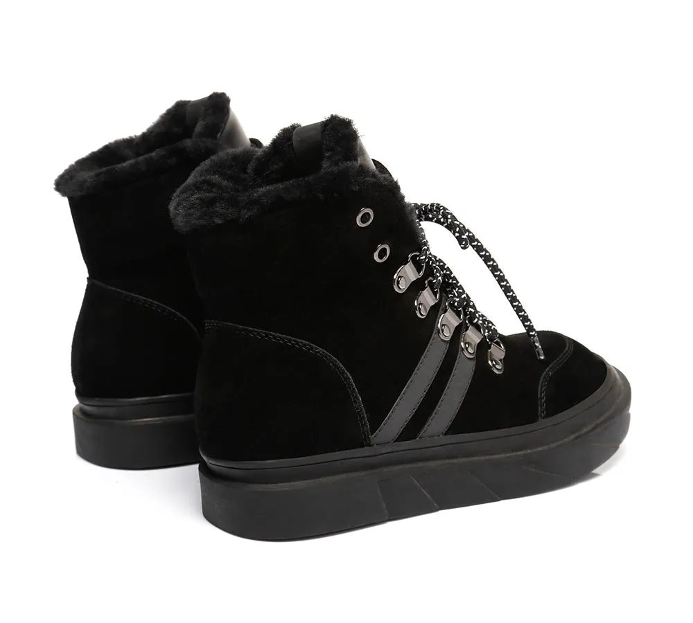 Urban UGG® UGG Boots Women Sheepskin Wool Lace Up Vicki