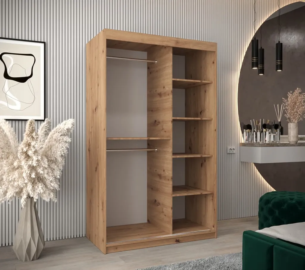 Verona 01 Sliding Door Wardrobe 120cm