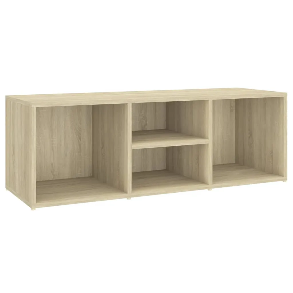 vidaXL Shoe Storage Bench Sonoma Oak 105x35x35 cm Engineered Wood