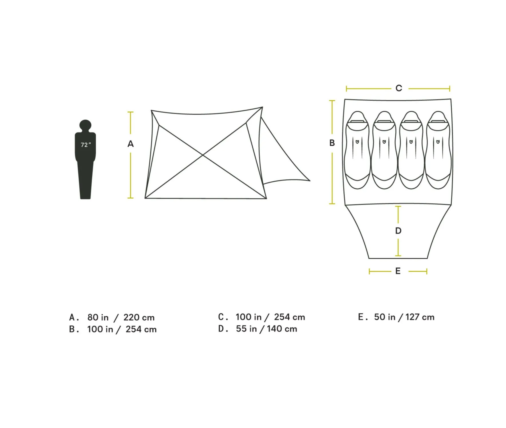 Wagontop 4-Person Tent