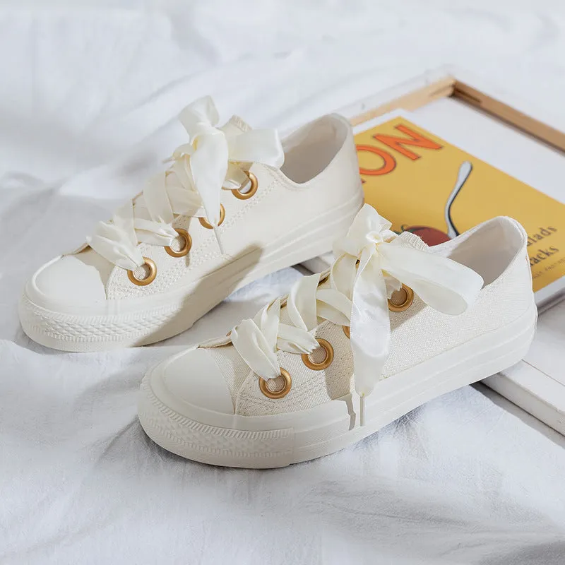 Women's Korean Style Street Shot Board Canvas Shoes