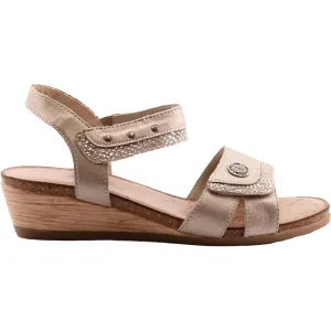 Women's Remonte R4450-90 Giovanna 50 Fango/Silver Leather