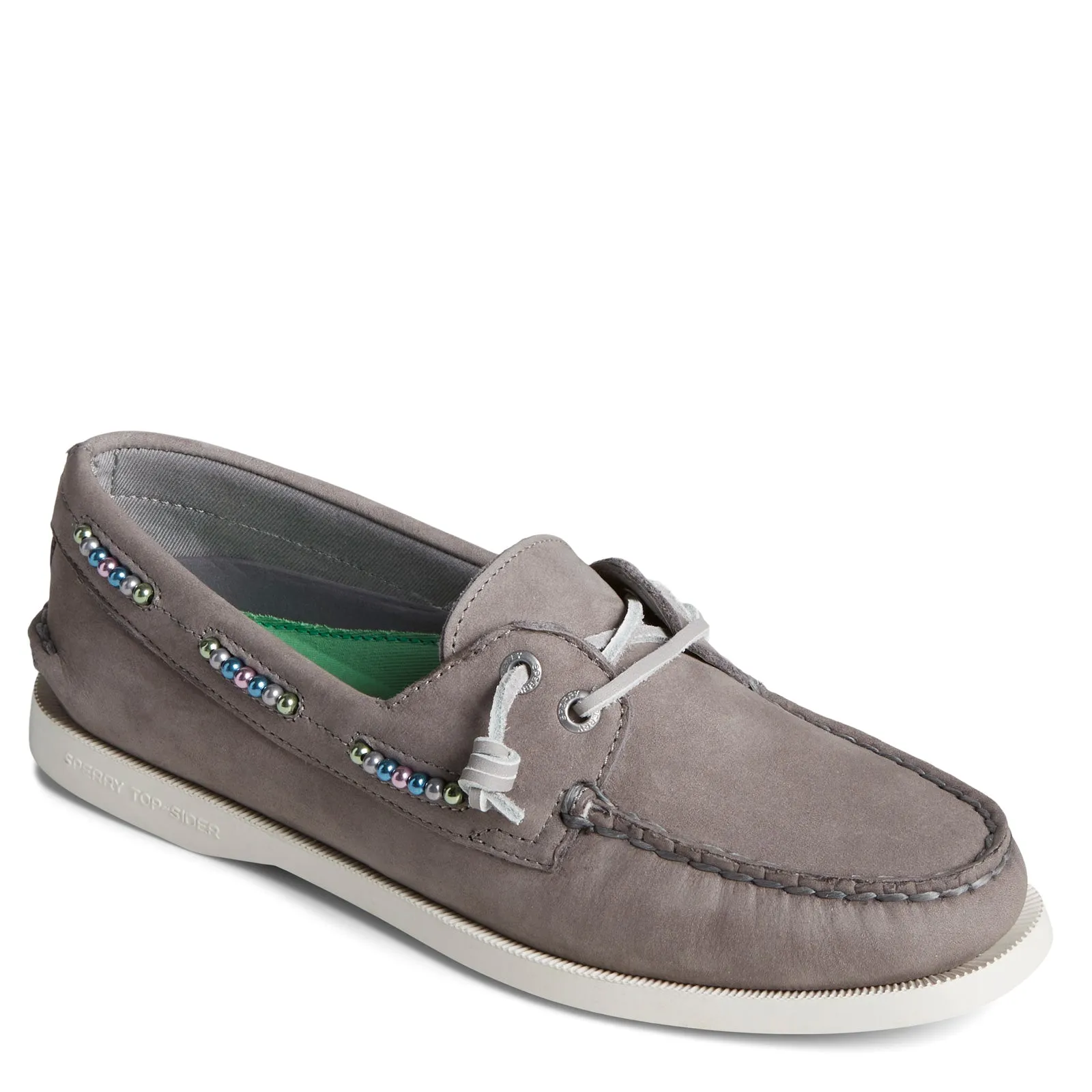 Women's Sperry, Authentic Original 2-Eye Beaded Boat Shoe