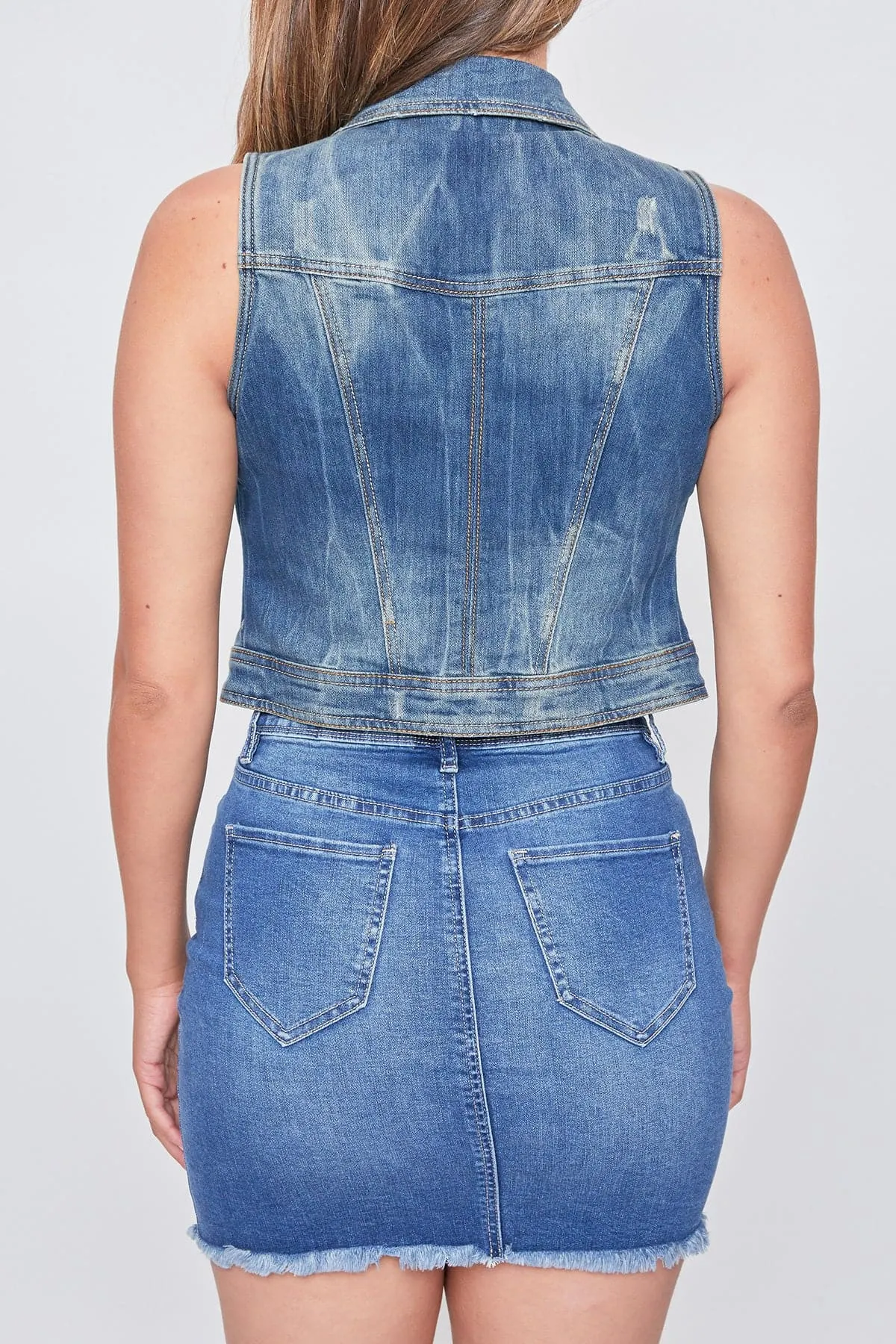 Women's Vintage Denim Vest