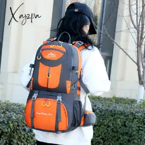 Xajzpa - Large Capacity Outdoor Adventure Backpack Waterproof Backpack - Perfect for Hiking, Cycling, Camping & Traveling